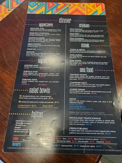 Menu 6