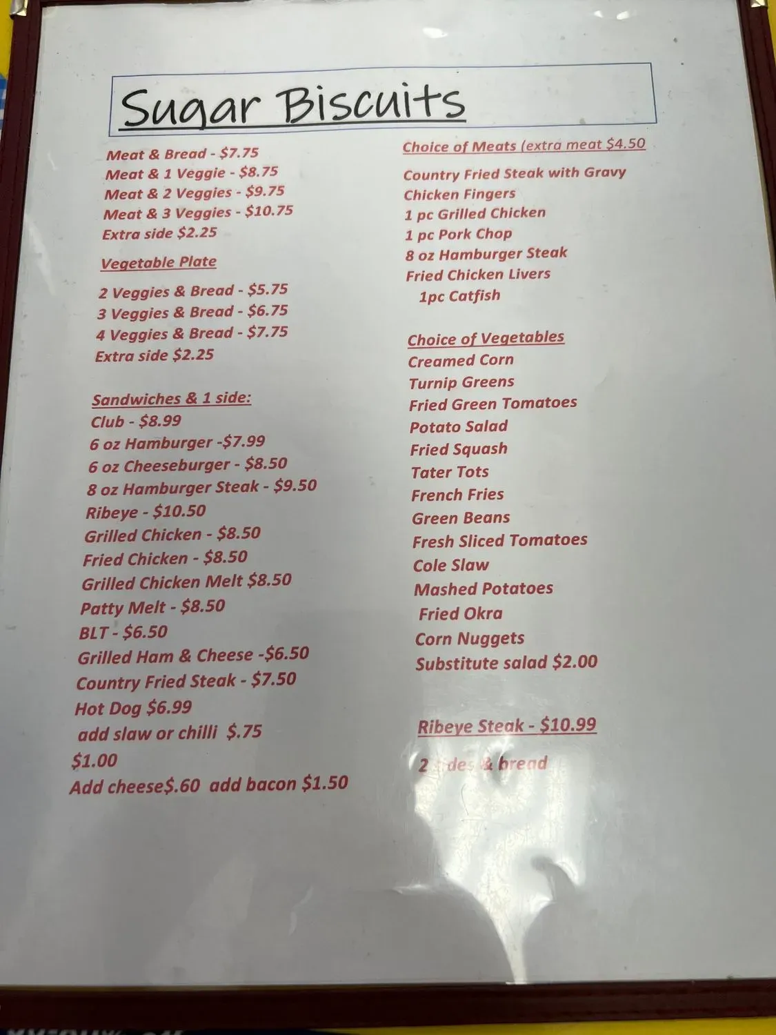 Menu 2