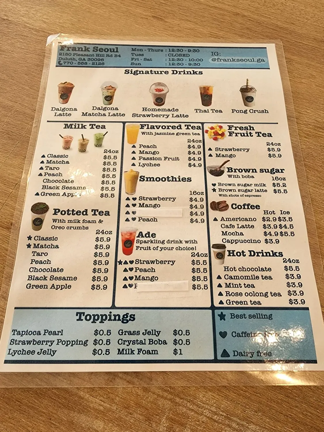 Menu 2