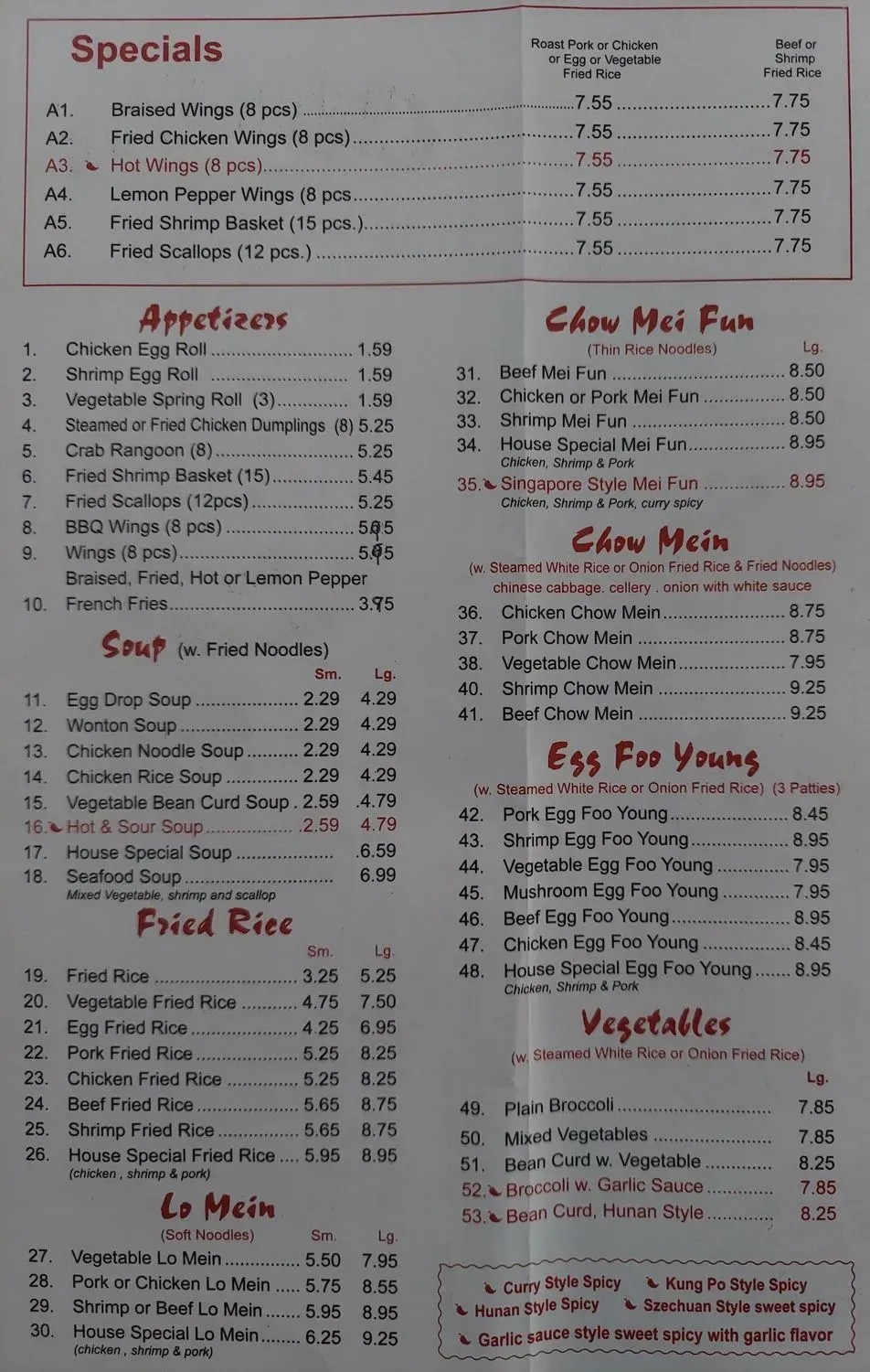 Menu 5