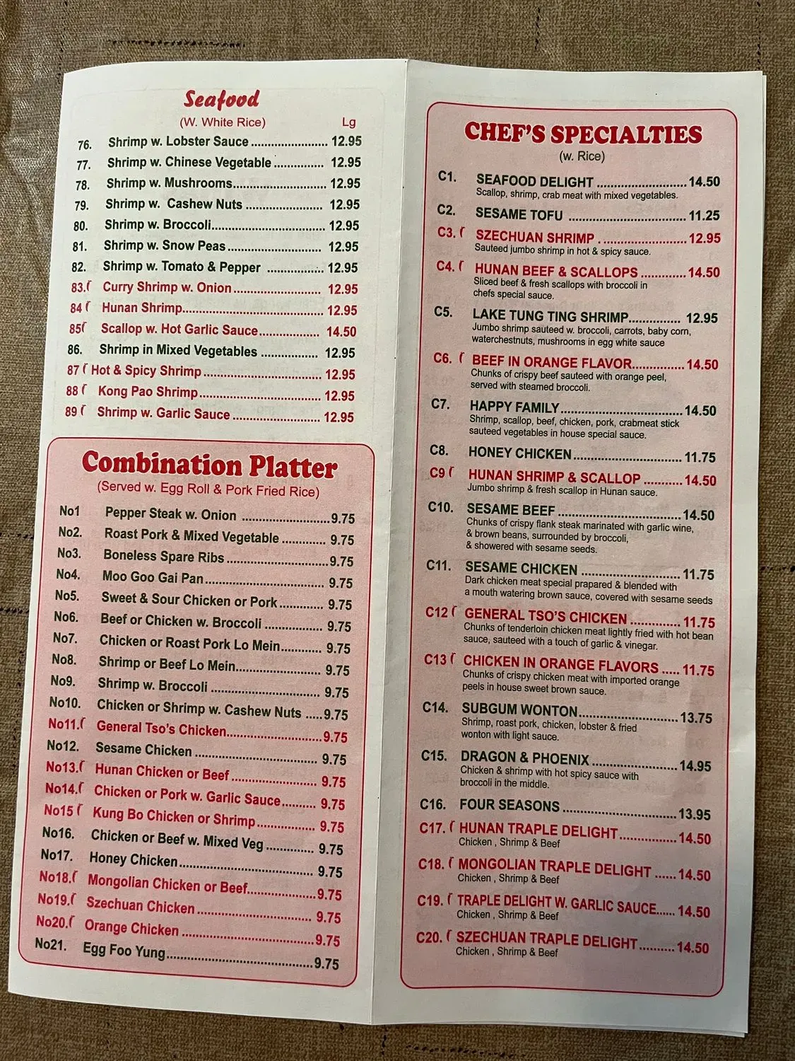 Menu 2