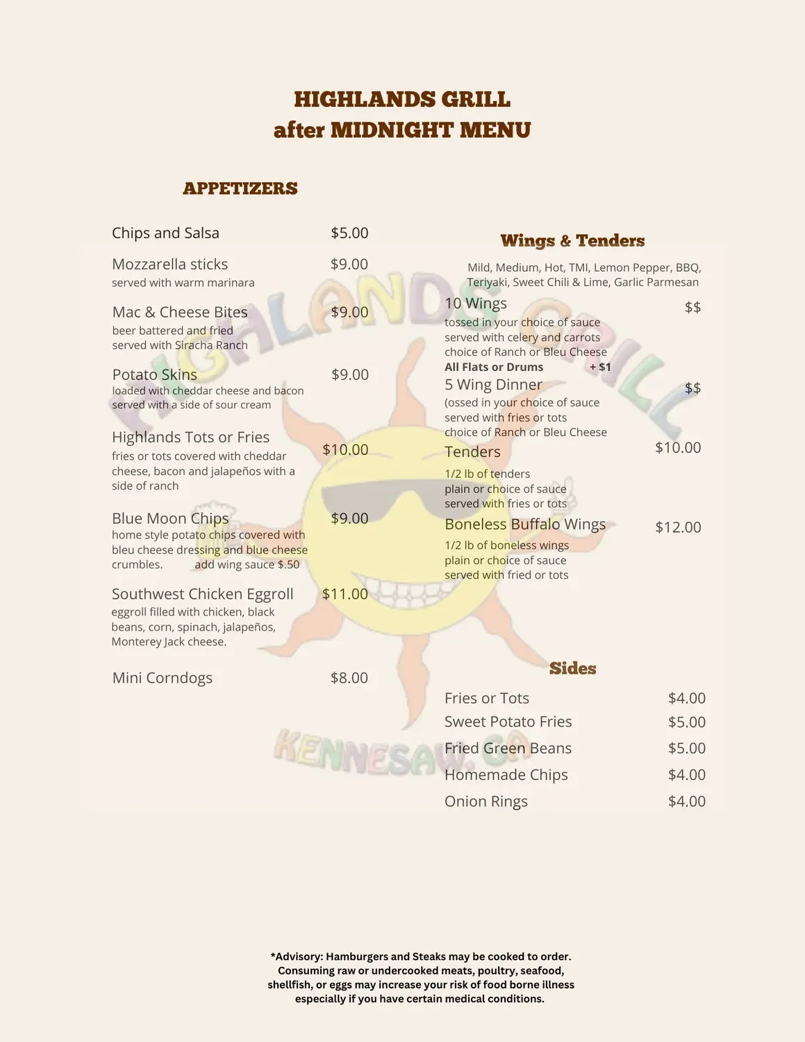 Menu 3