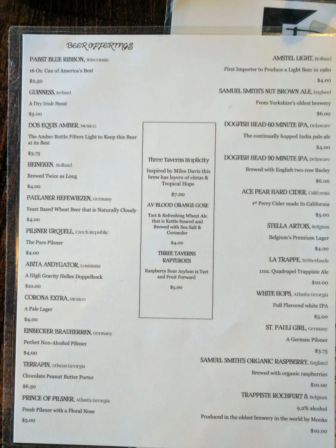 Menu 3