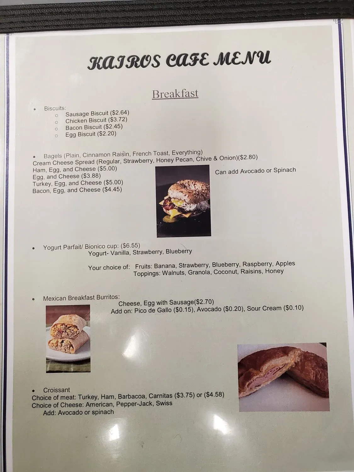 Menu 3