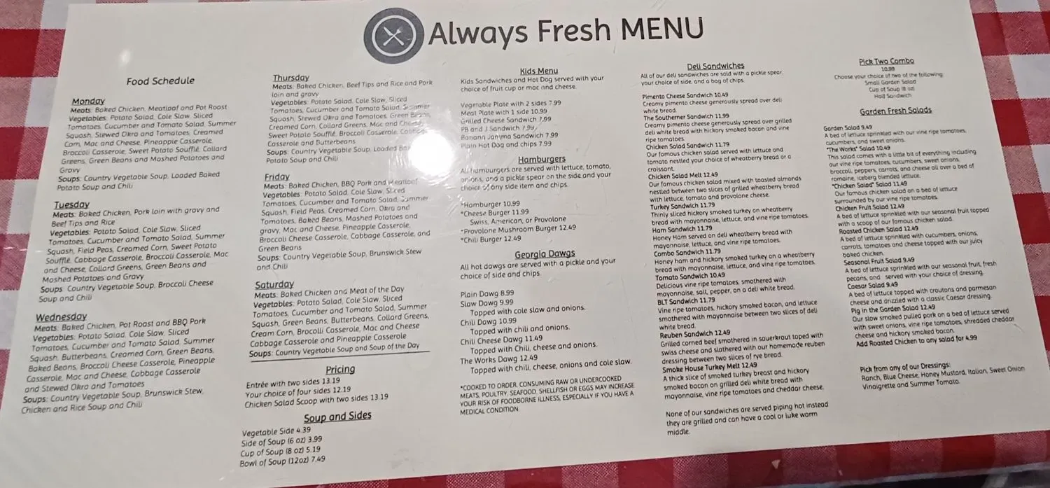 Menu 2