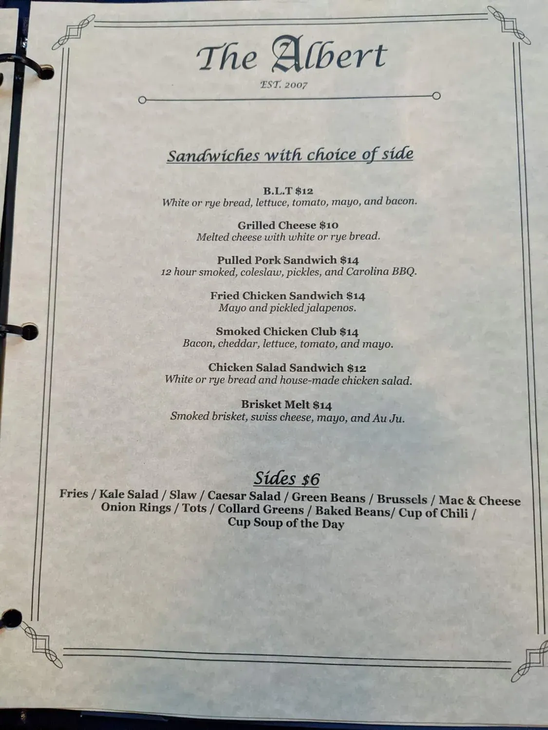 Menu 3