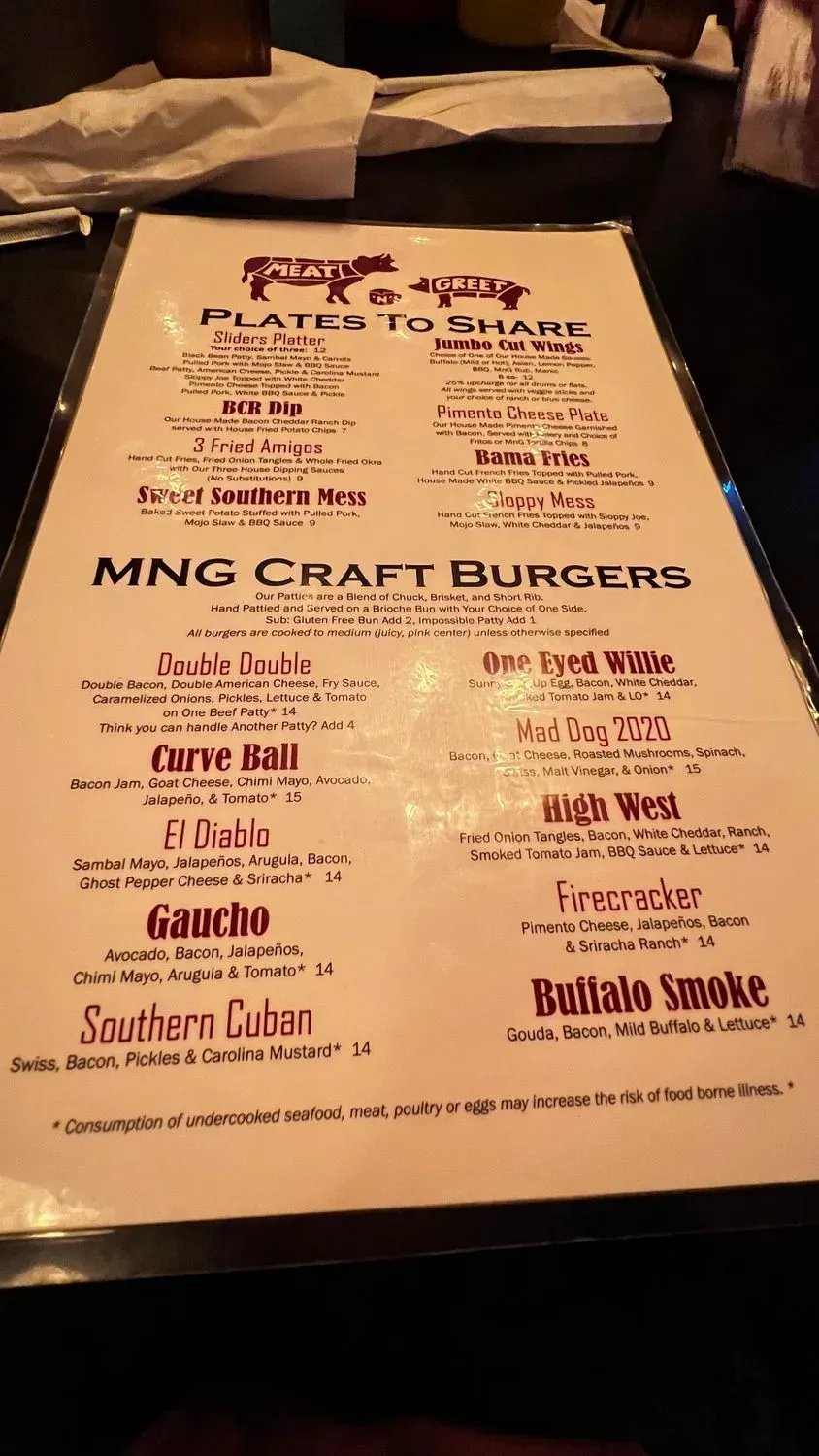 Menu 6