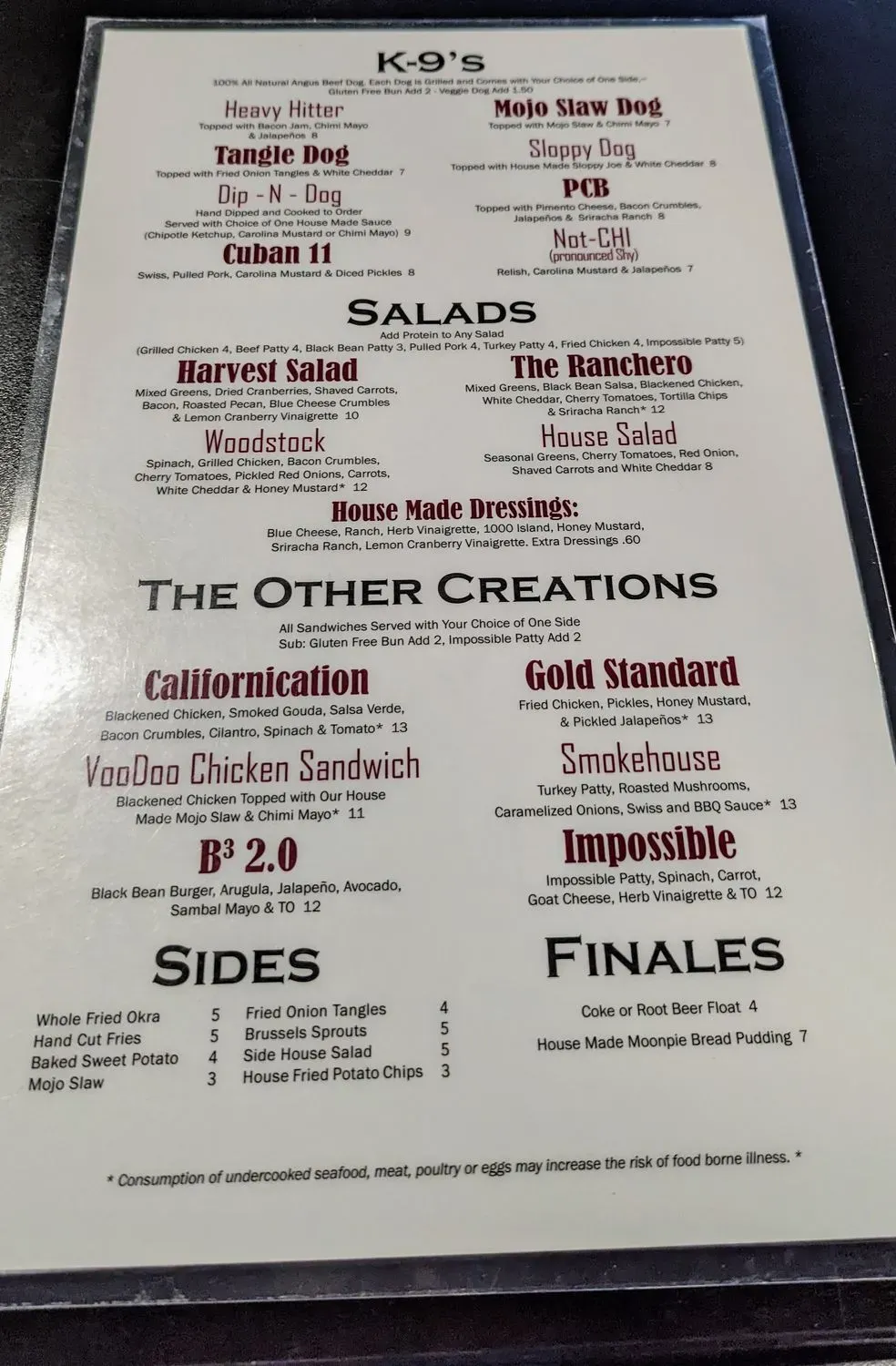 Menu 4