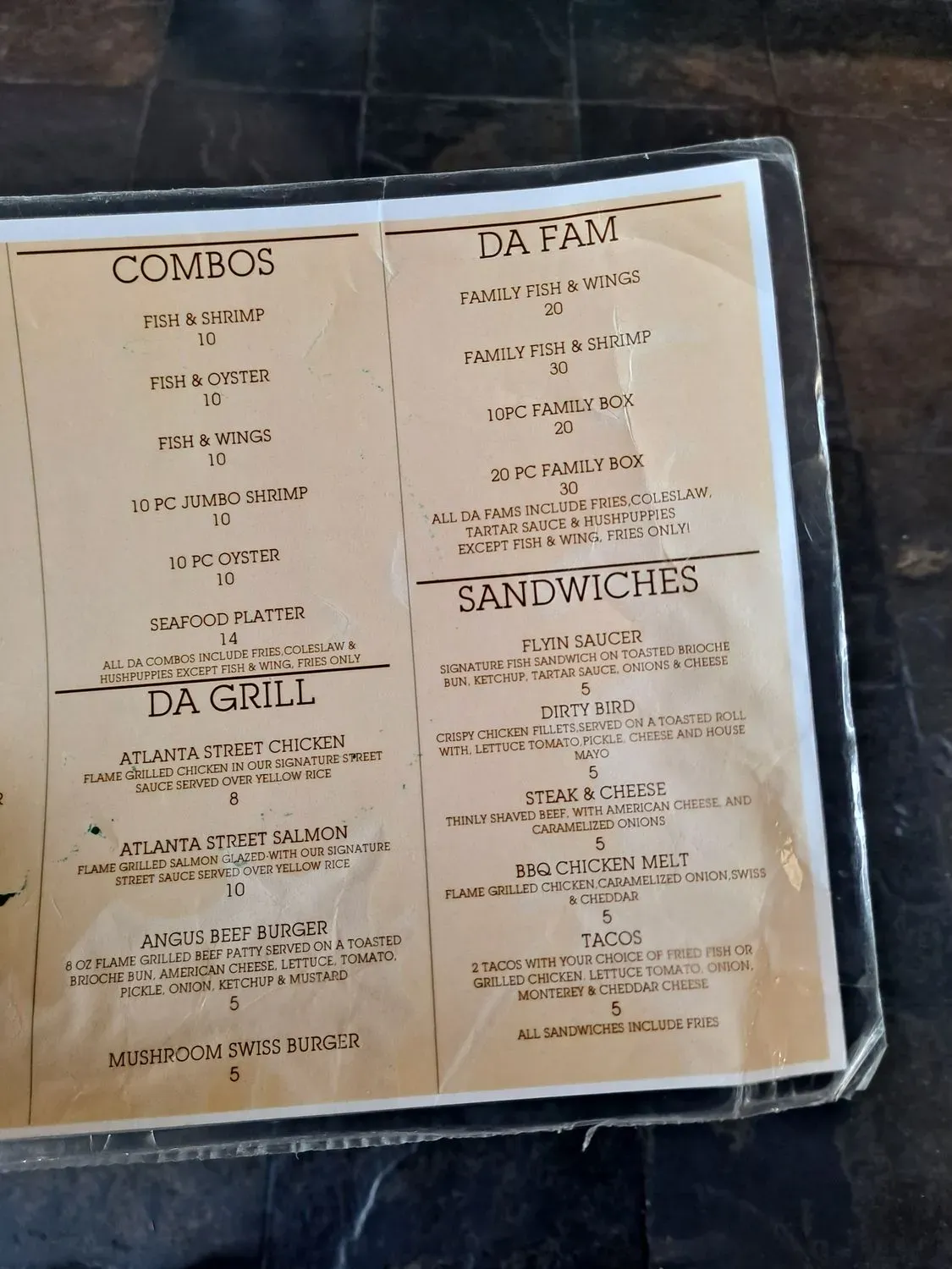 Menu 3