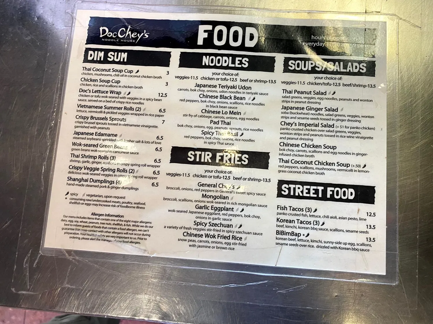 Menu 2