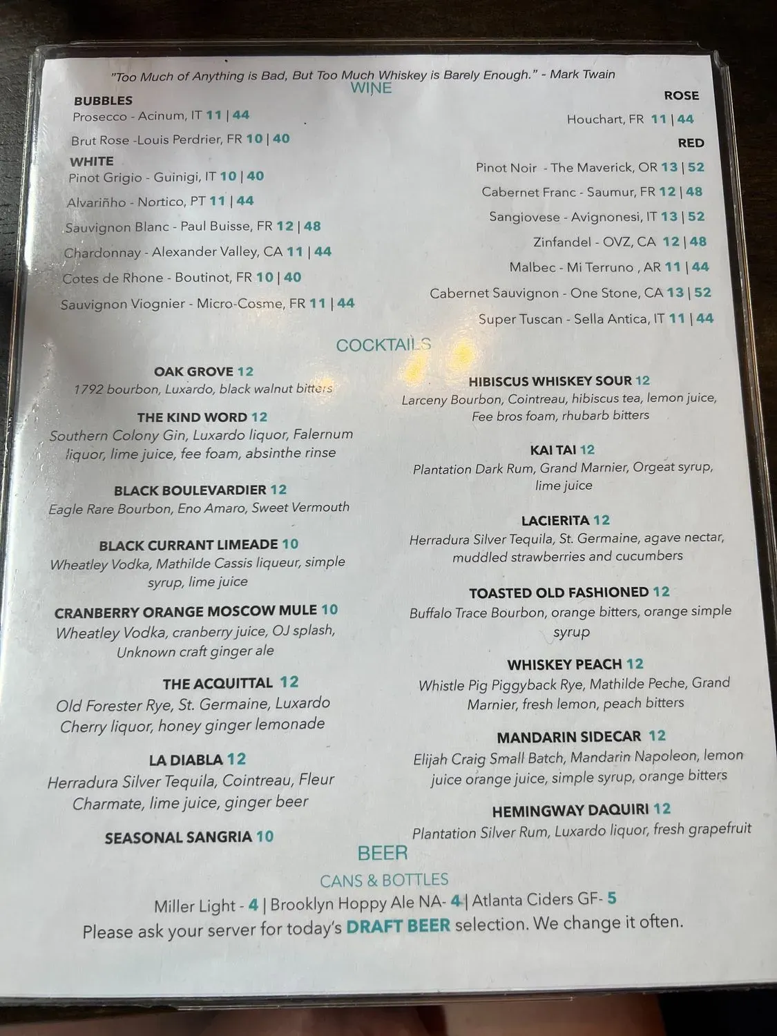 Menu 4