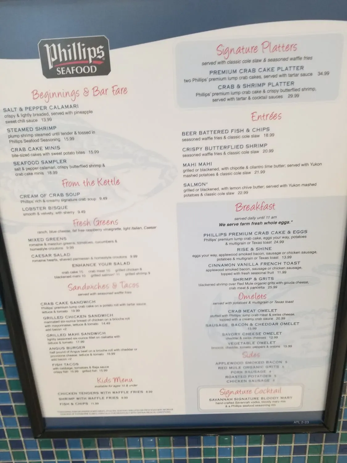 Menu 4