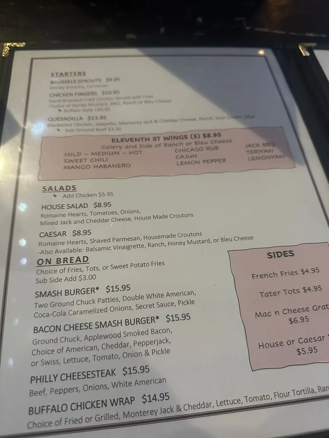 Menu 5