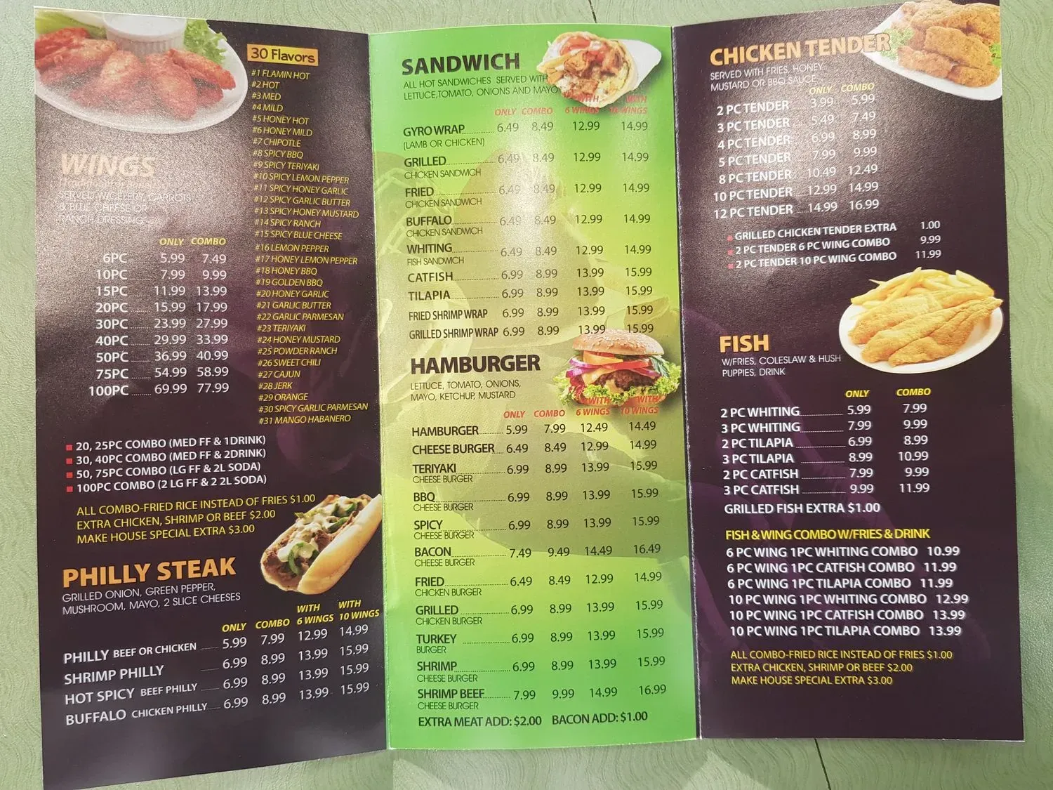 Menu 5