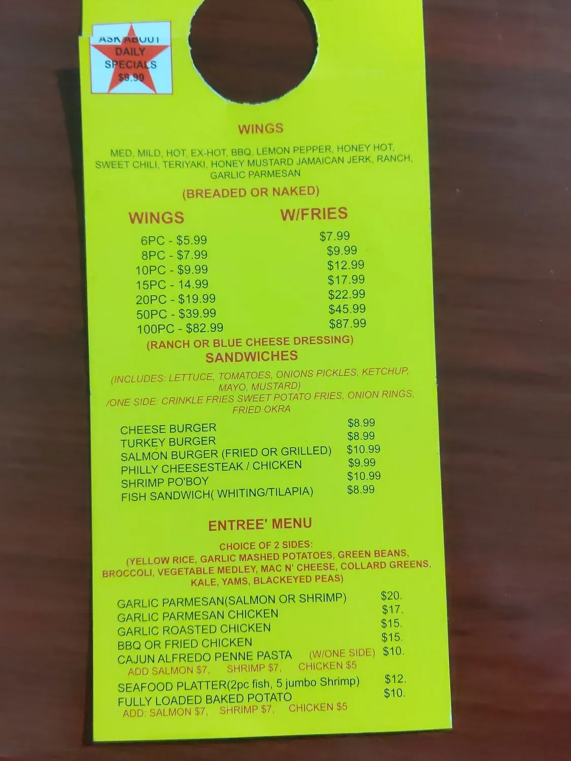 Menu 3