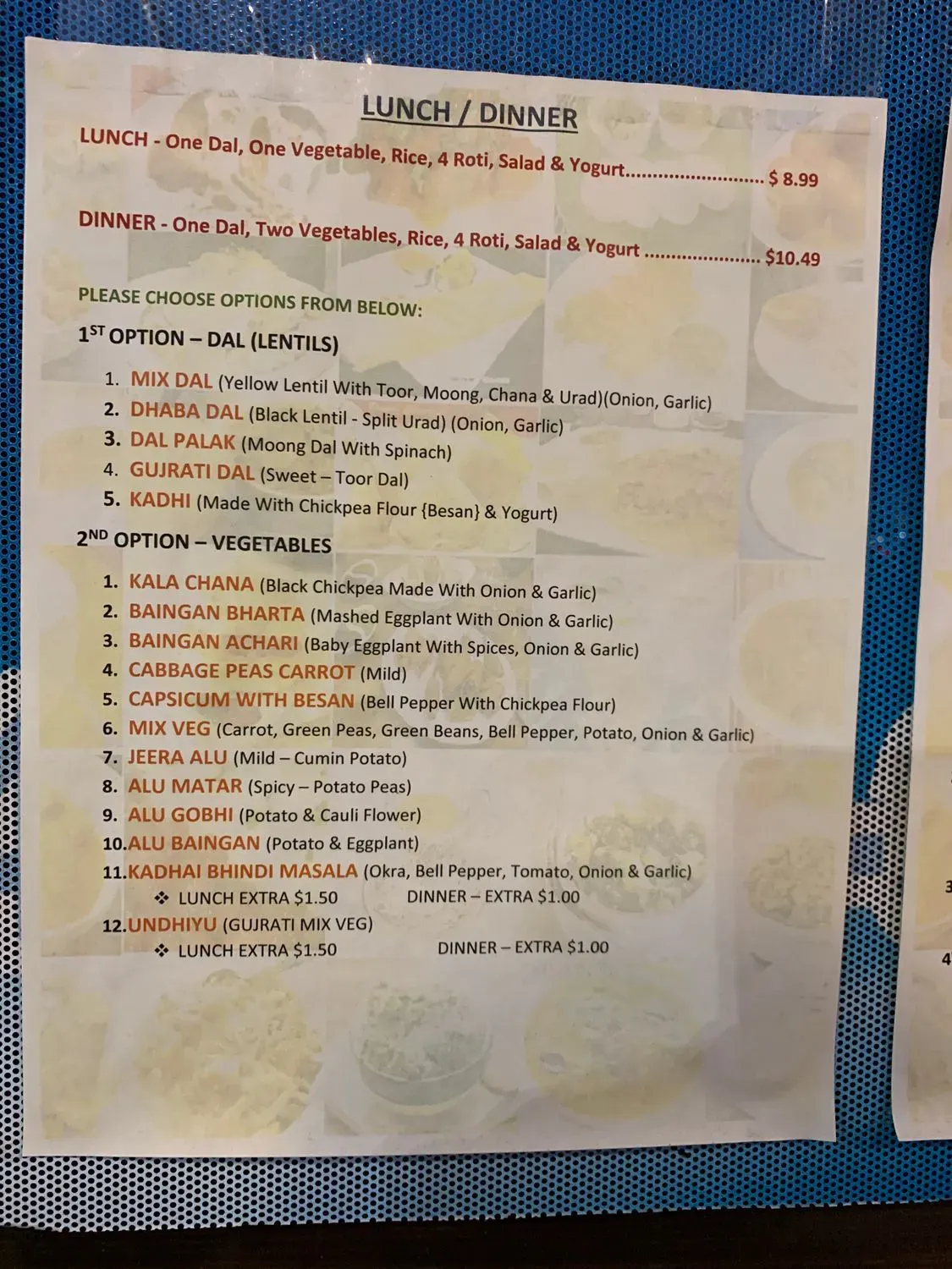 Menu 4