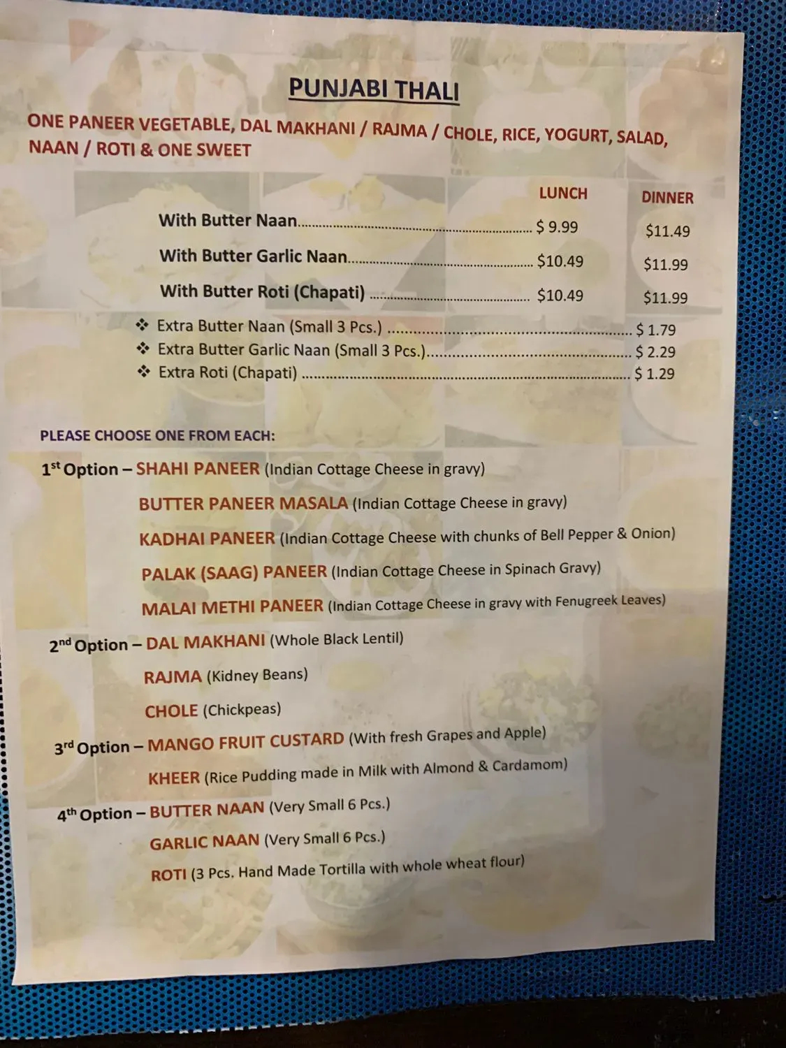 Menu 3