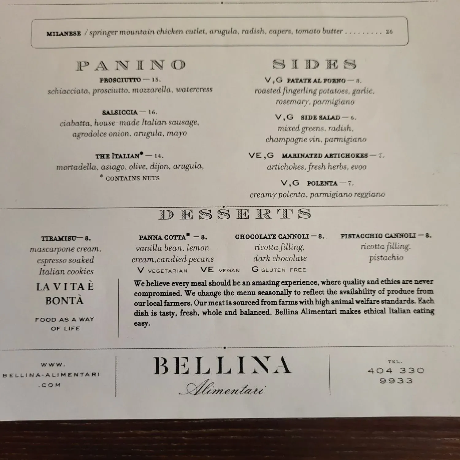 Menu 4