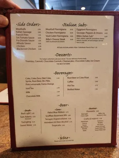 Menu 4