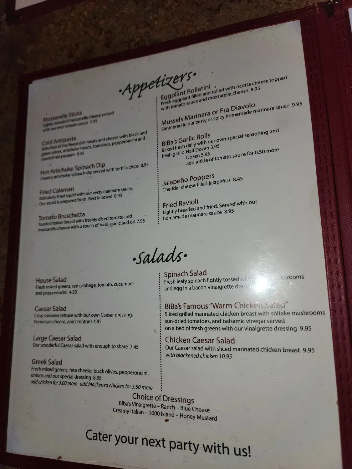 Menu 3