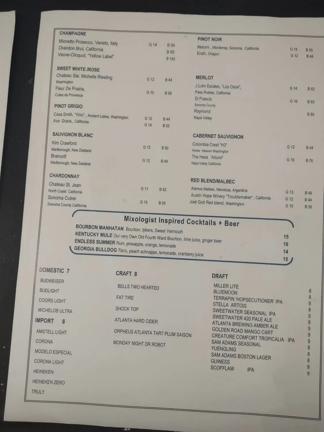 Menu 3