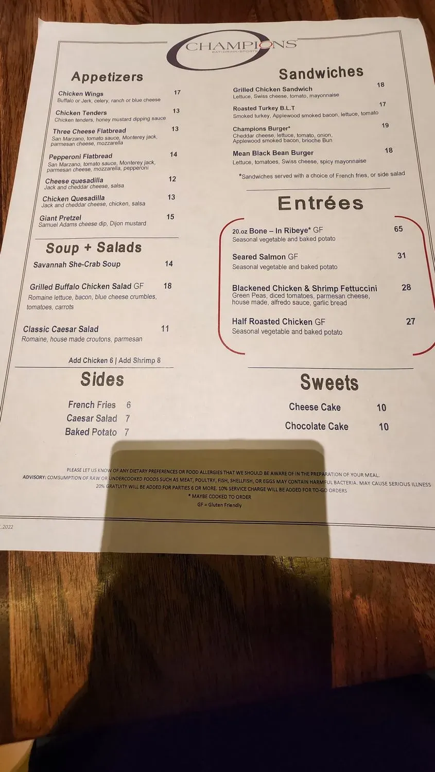 Menu 5