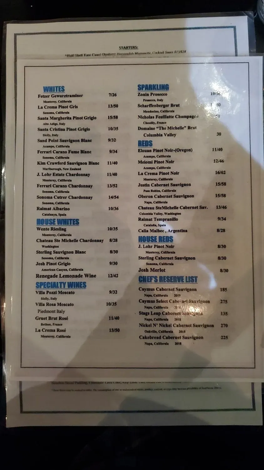 Menu 4