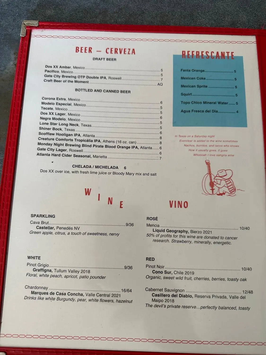 Menu 4