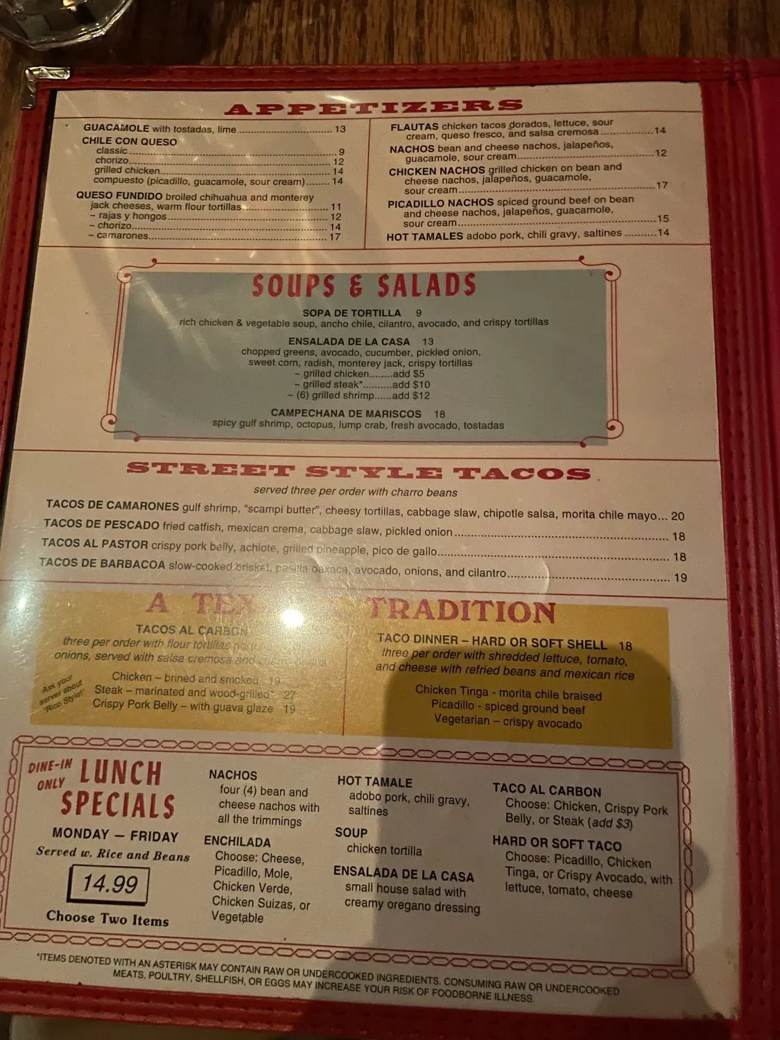 Menu 6