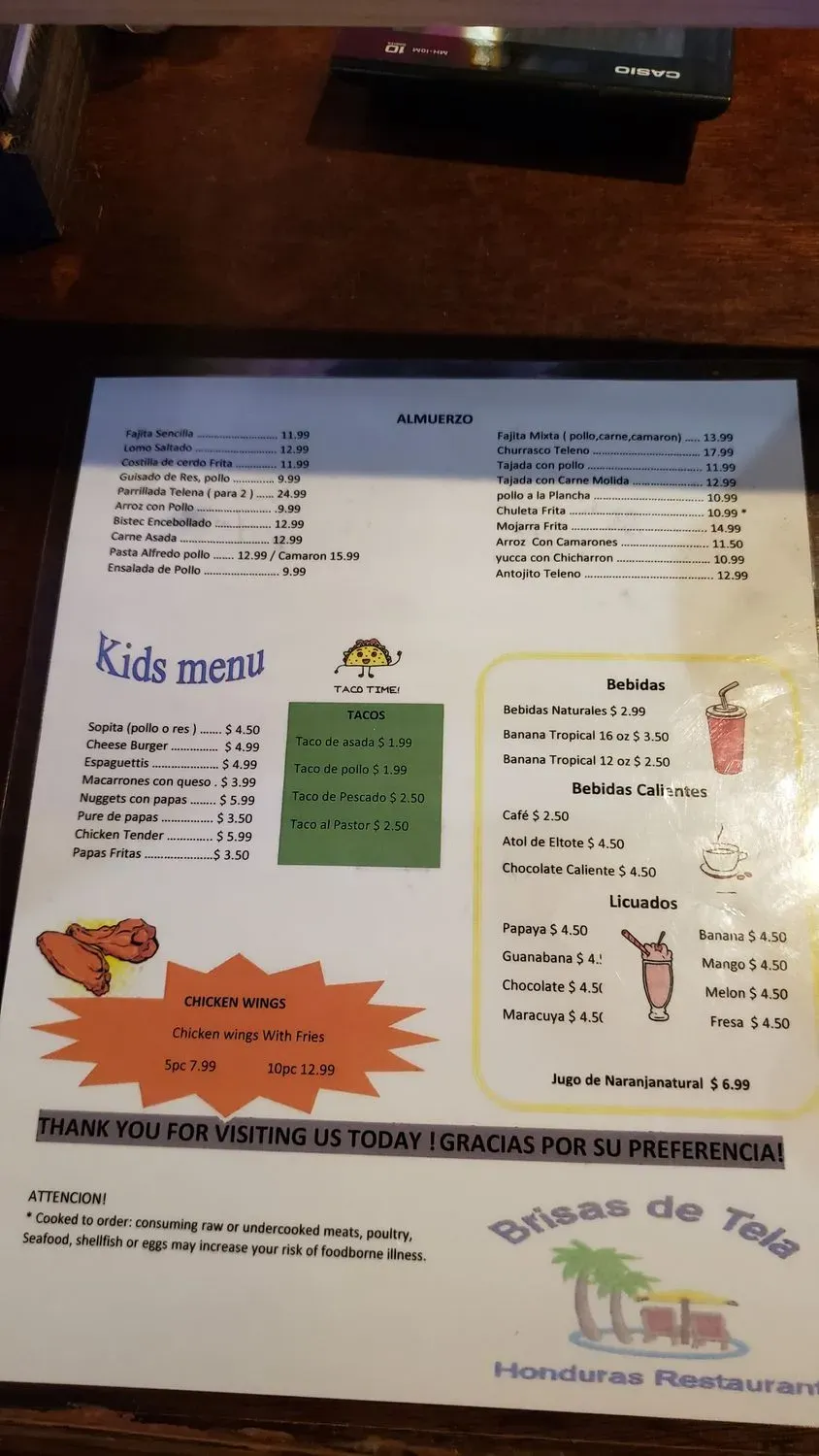 Menu 6