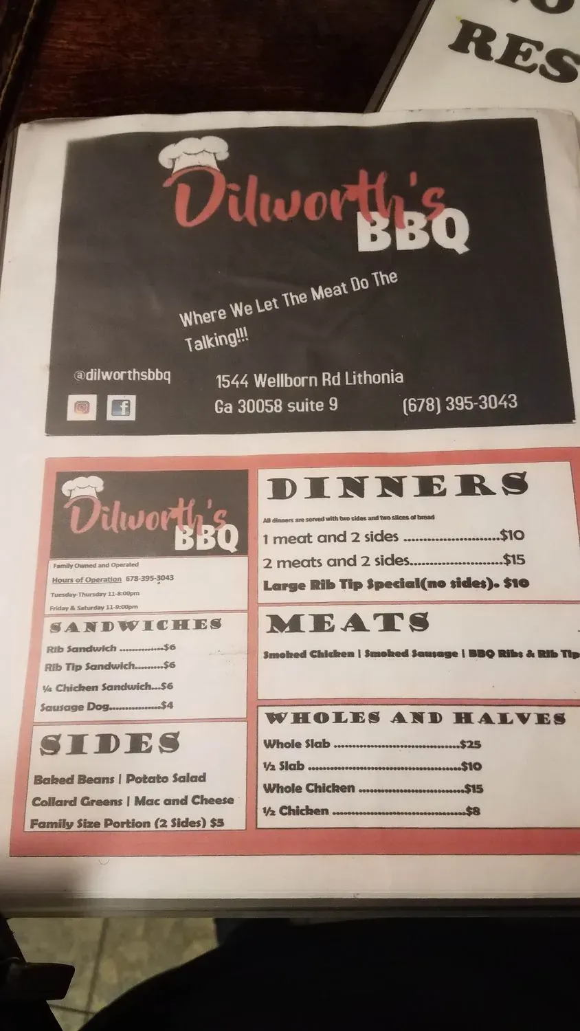 Menu 6