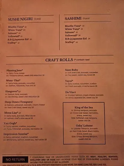 Menu 5