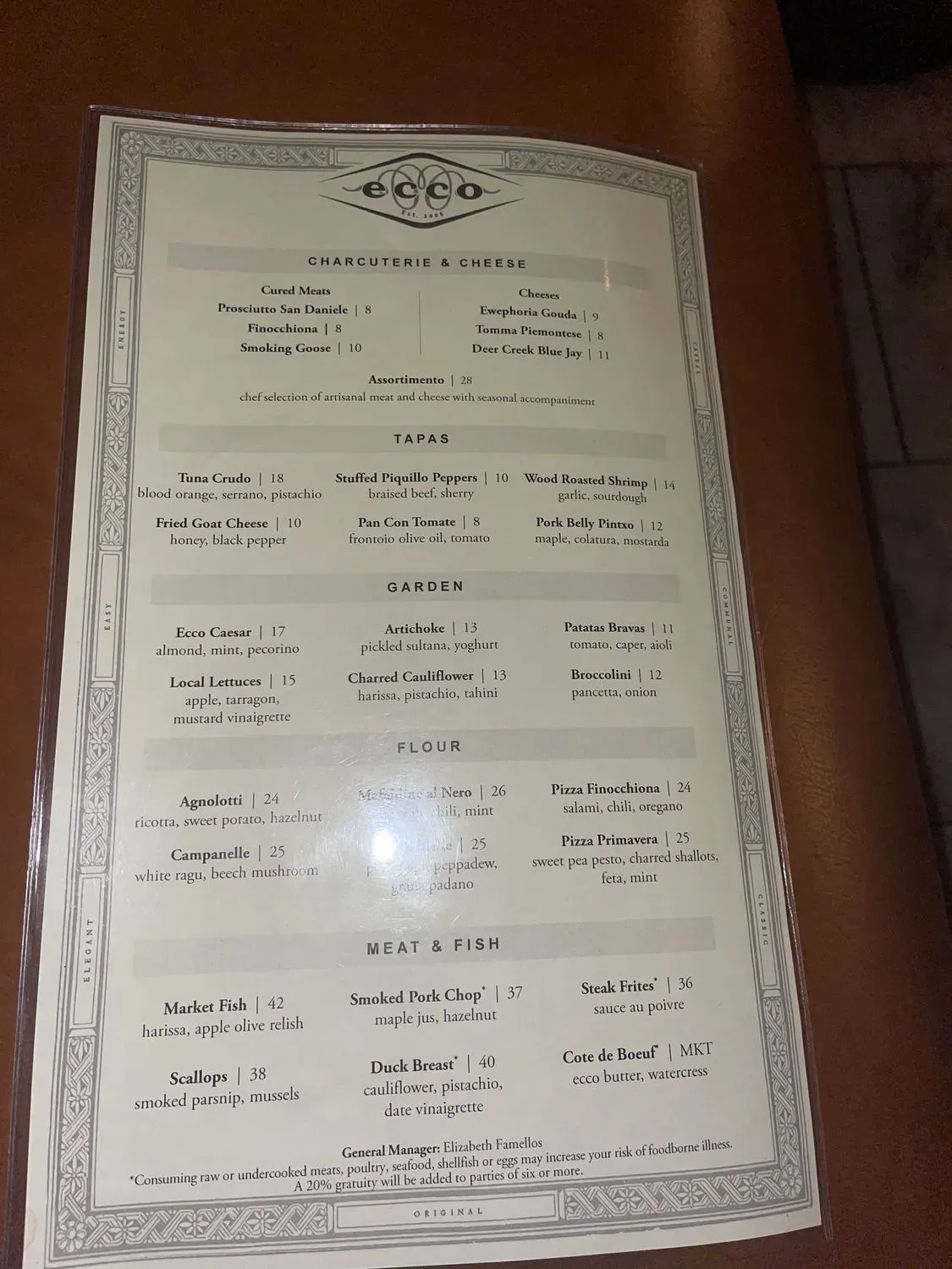 Menu 5