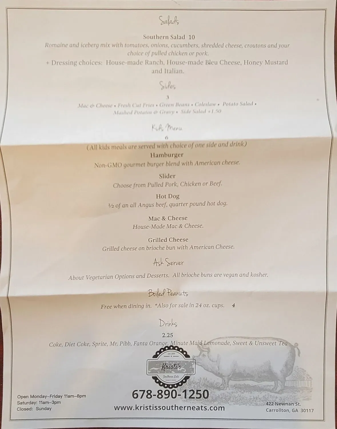 Menu 4