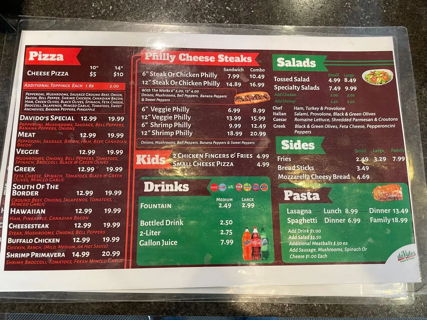 Menu 2