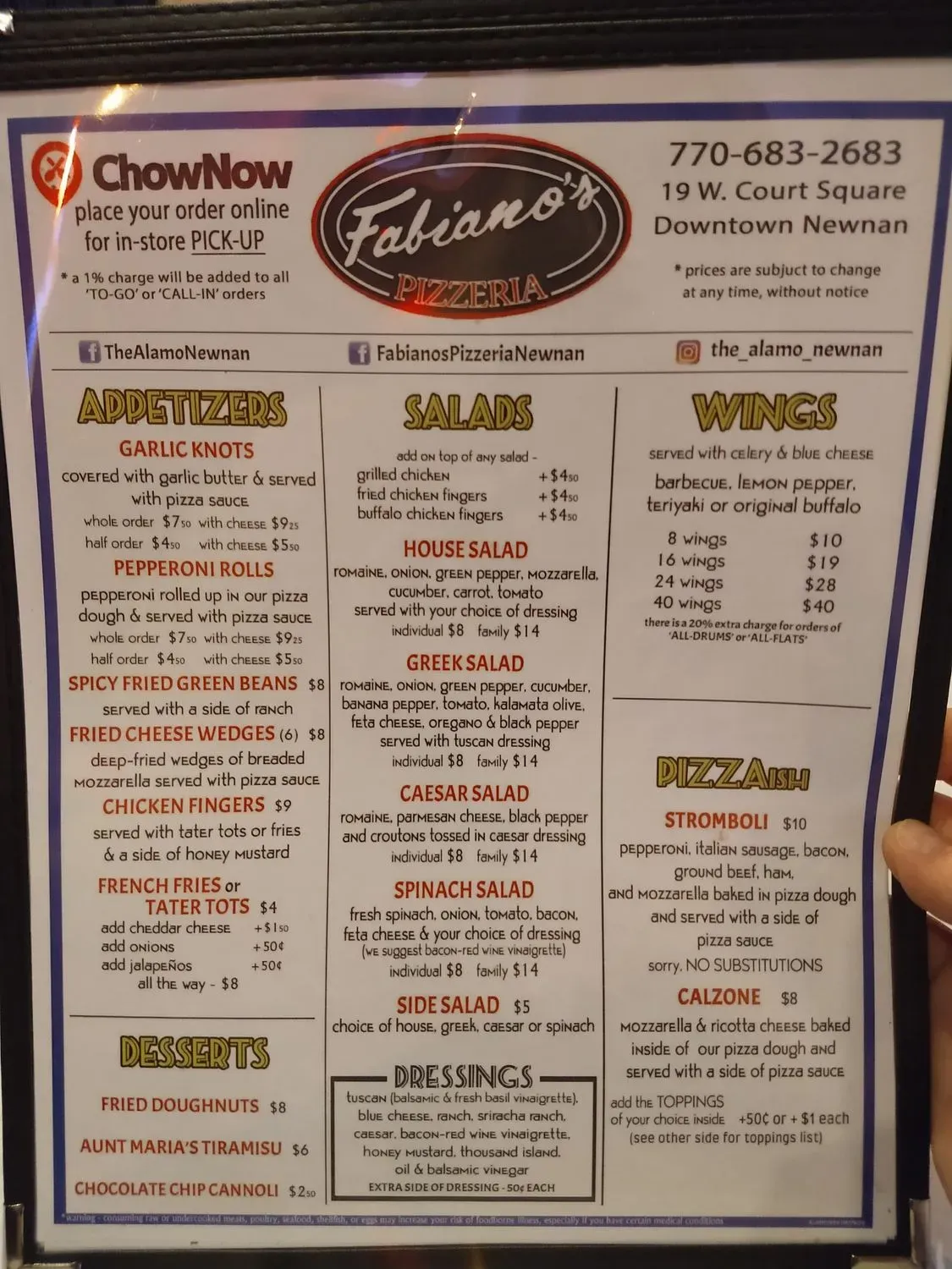 Menu 6