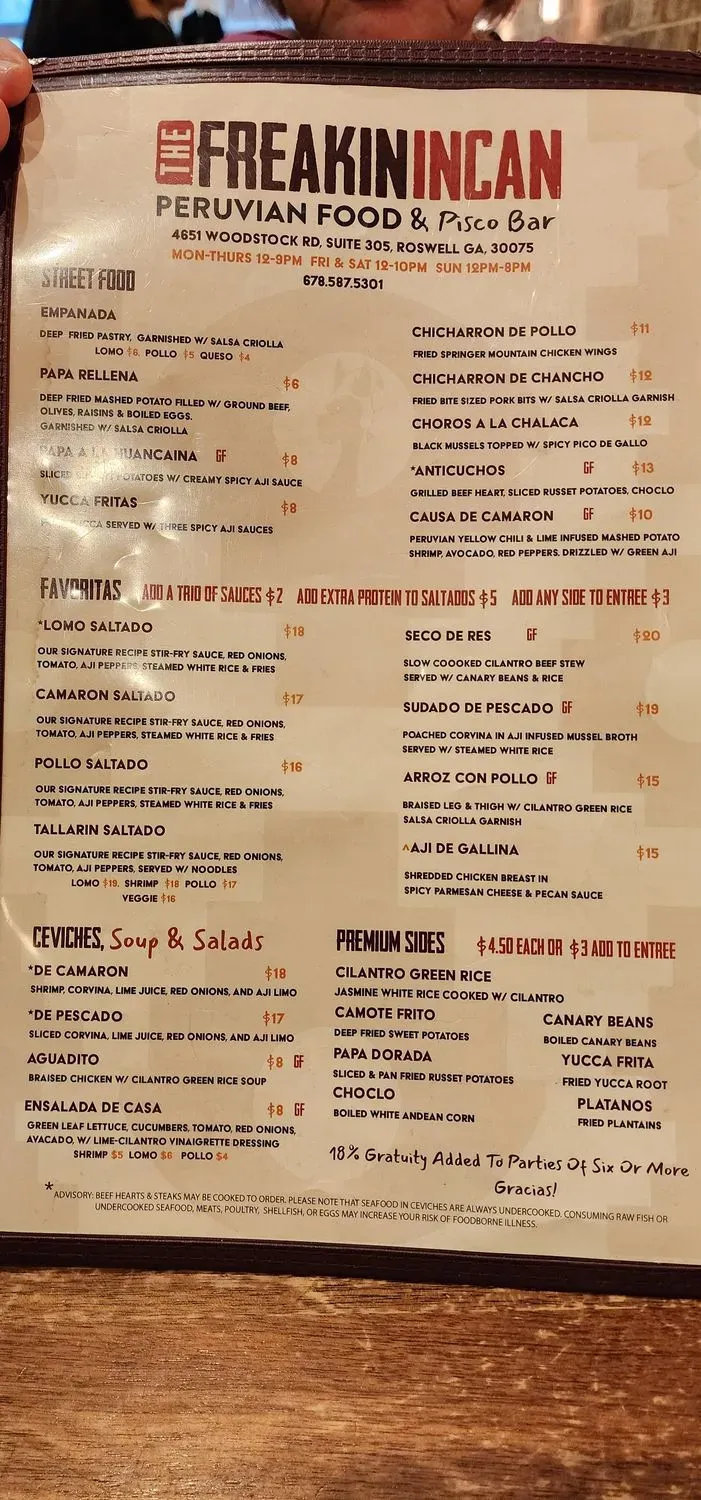 Menu 6