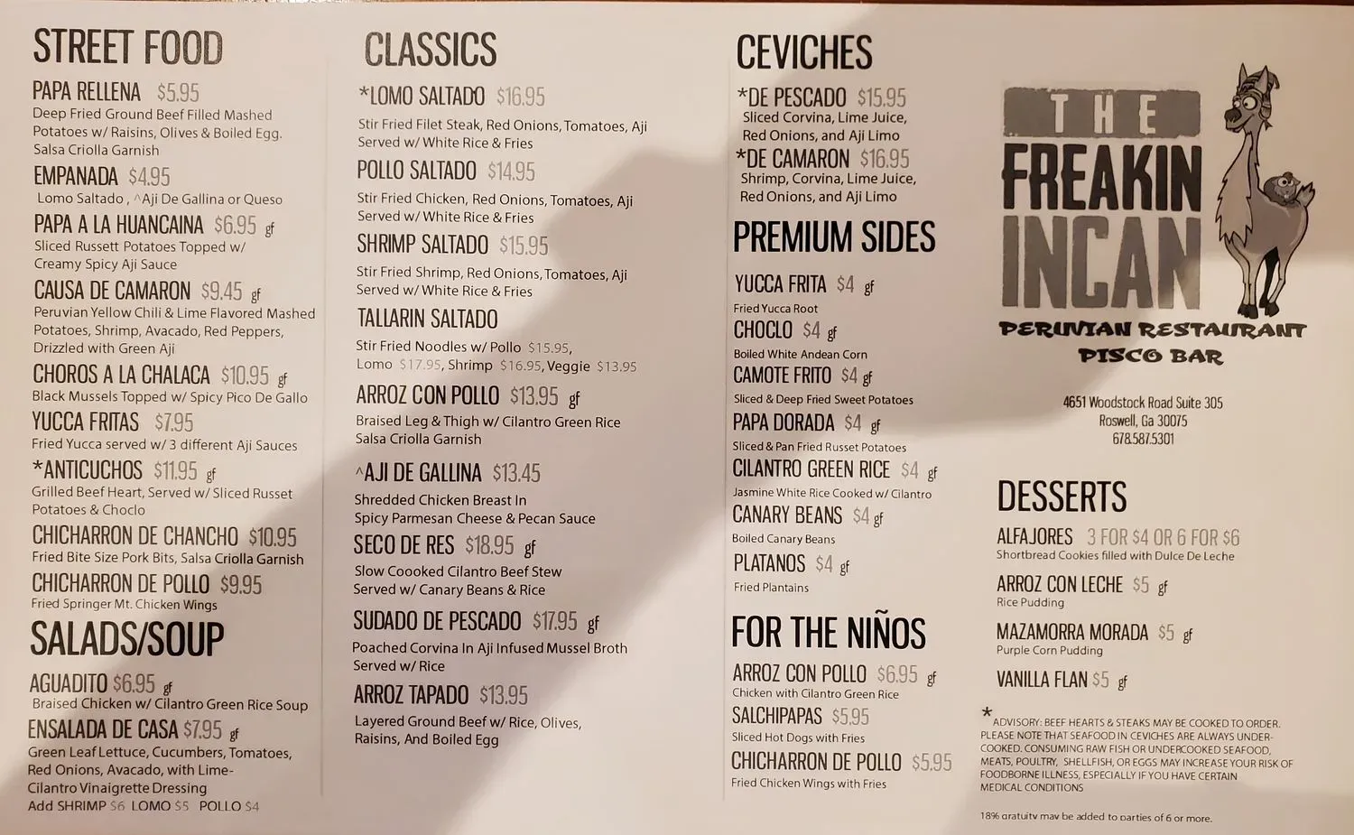 Menu 2