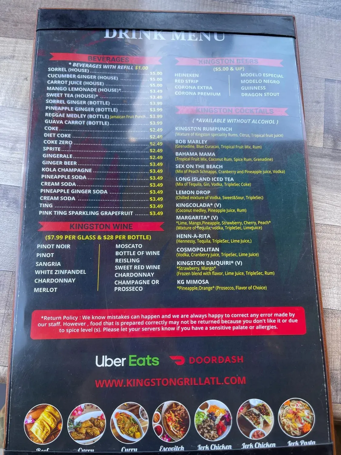 Menu 2