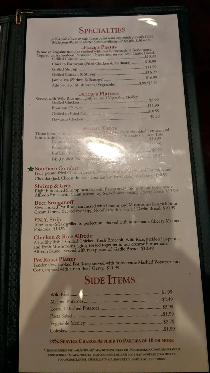 Menu 6