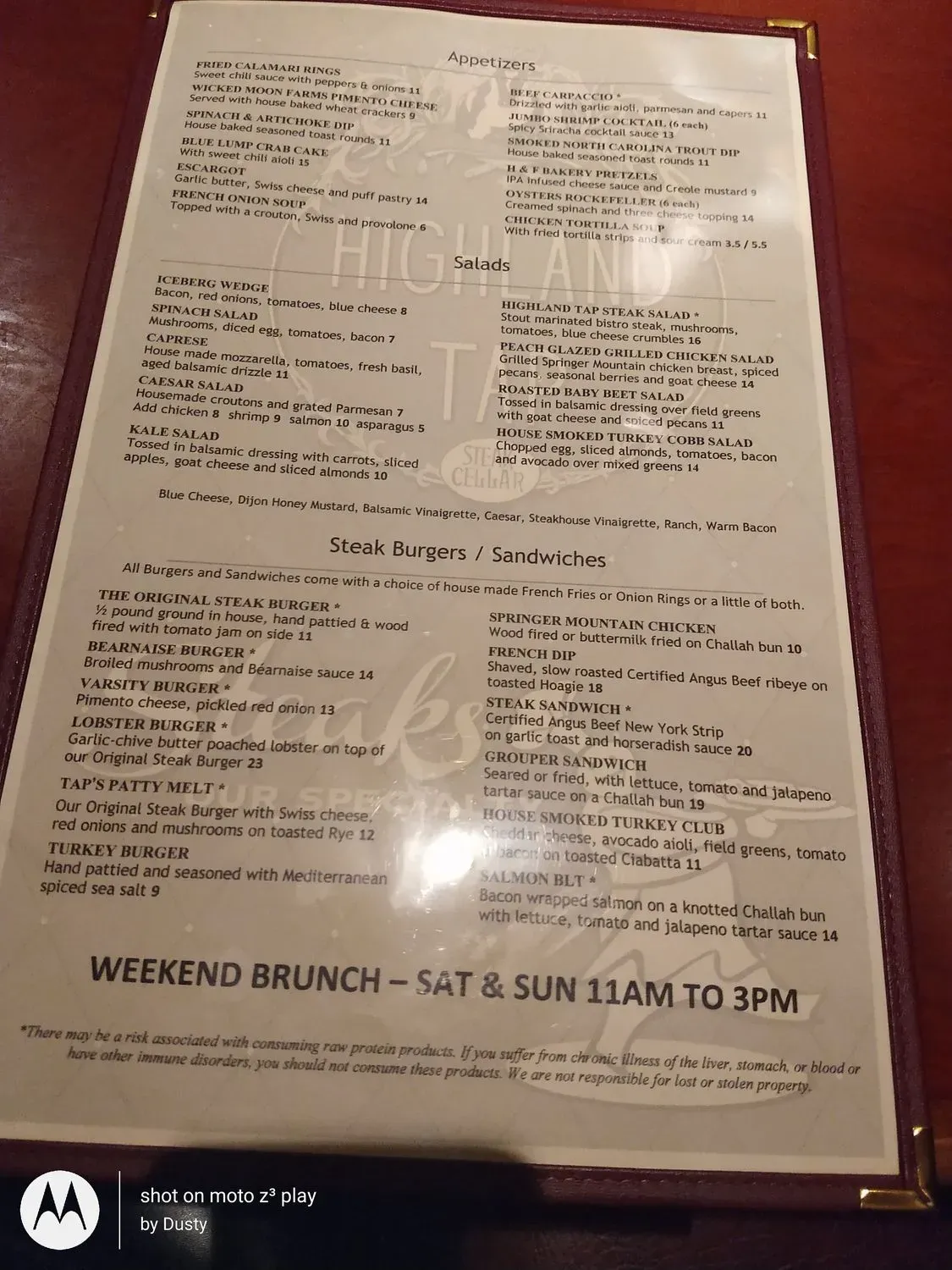 Menu 4