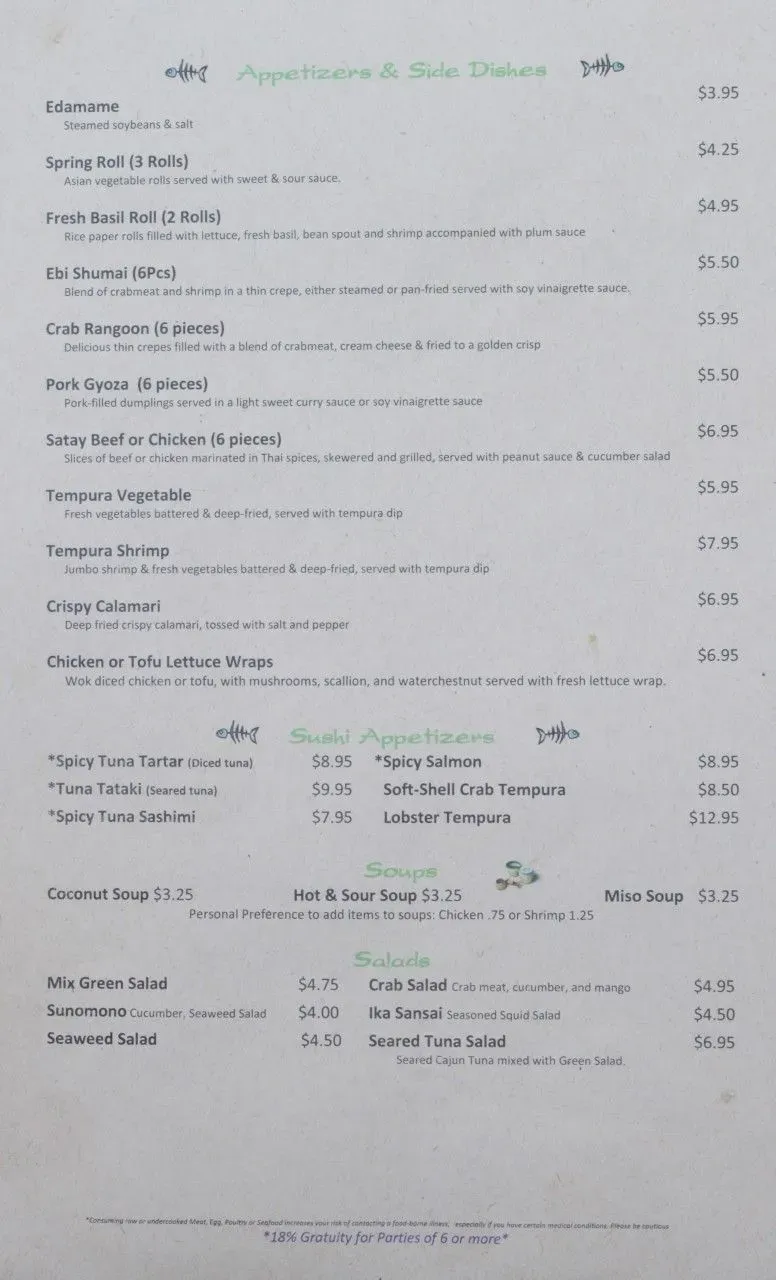 Menu 6