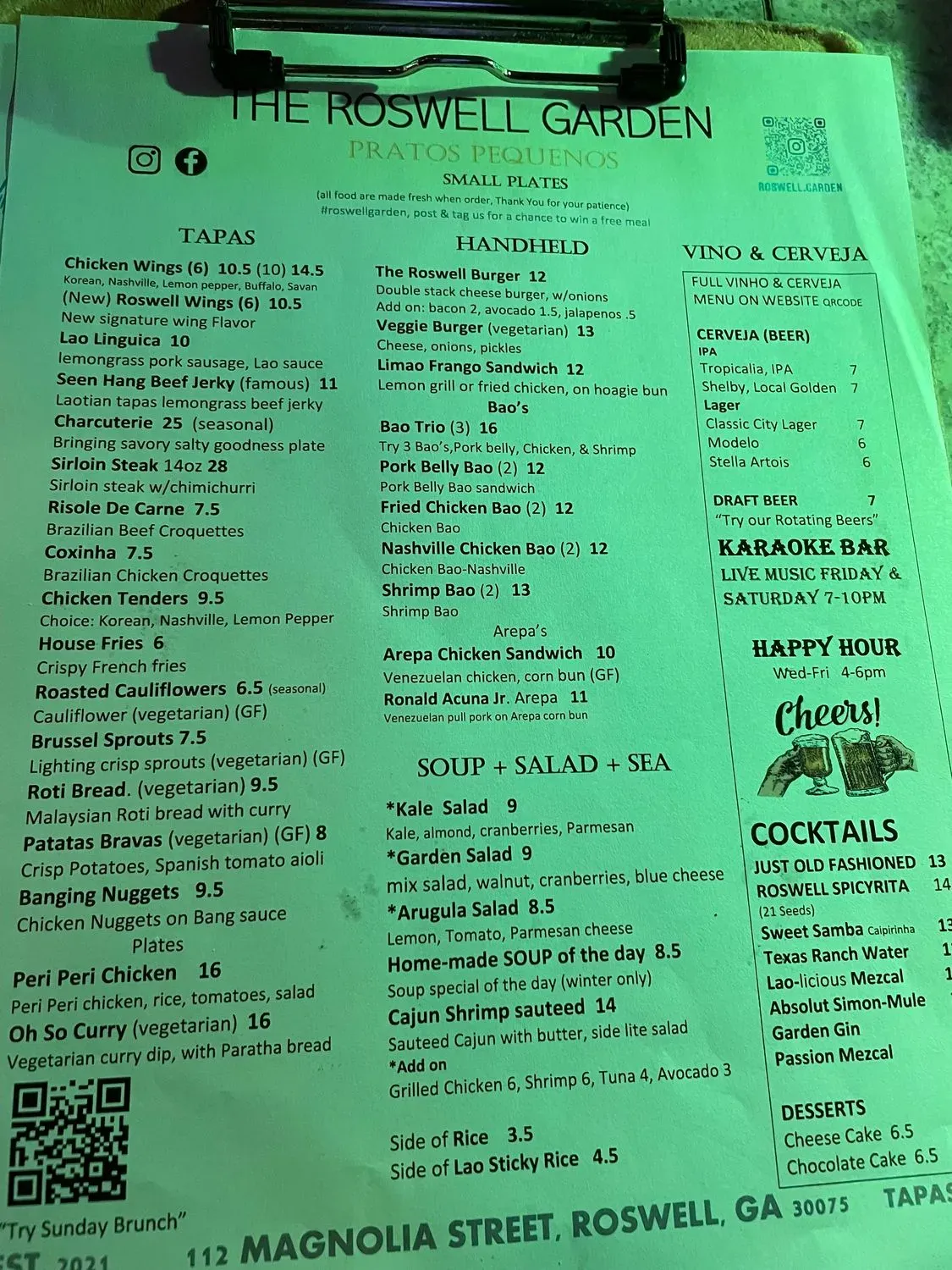 Menu 2