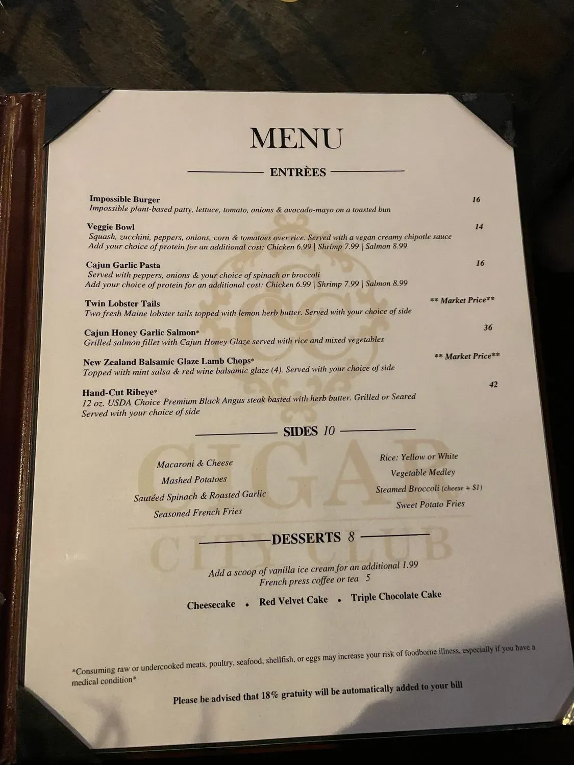 Menu 3