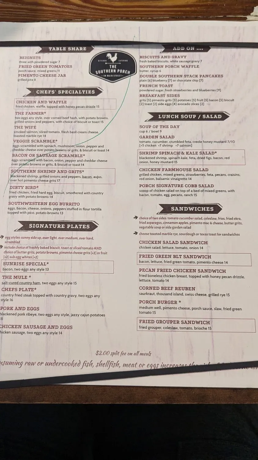 Menu 4