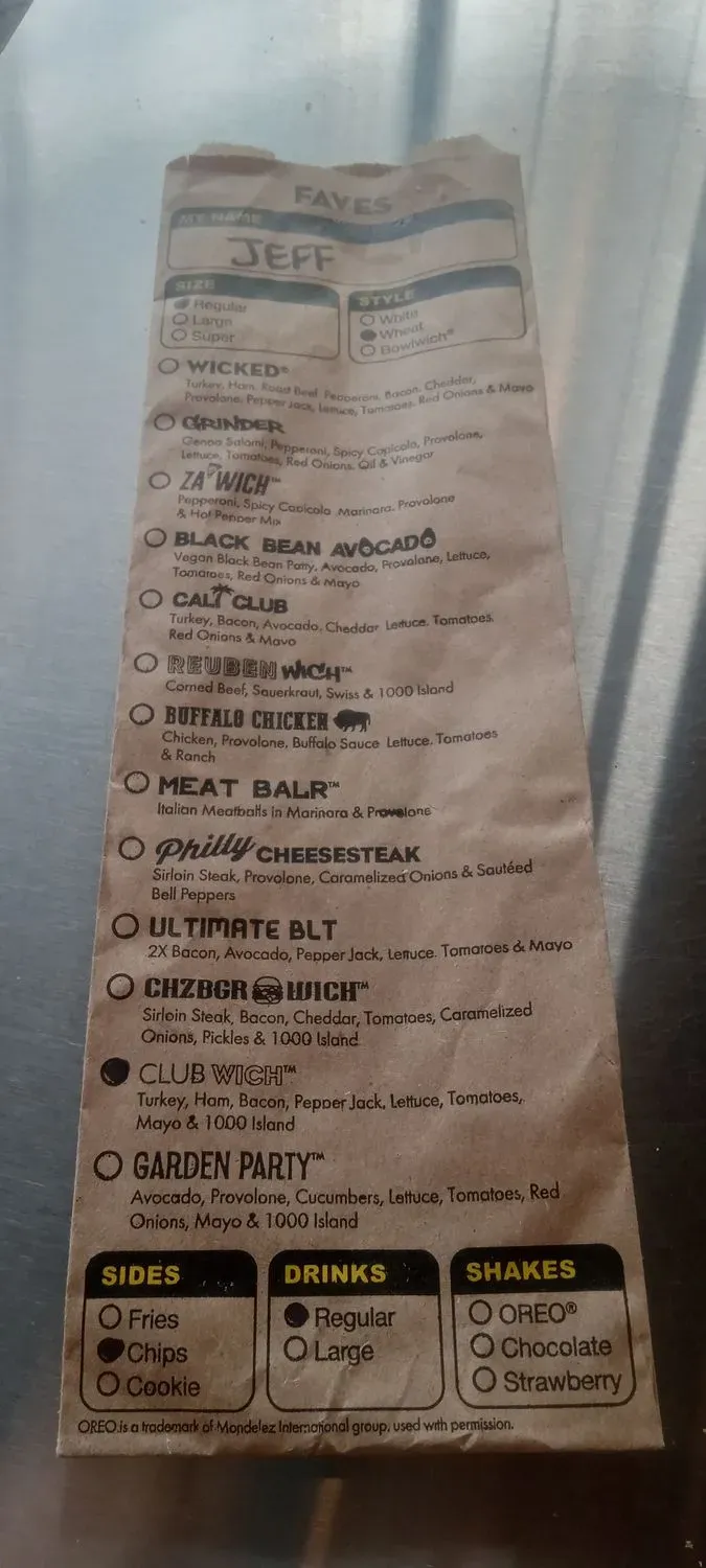 Menu 2