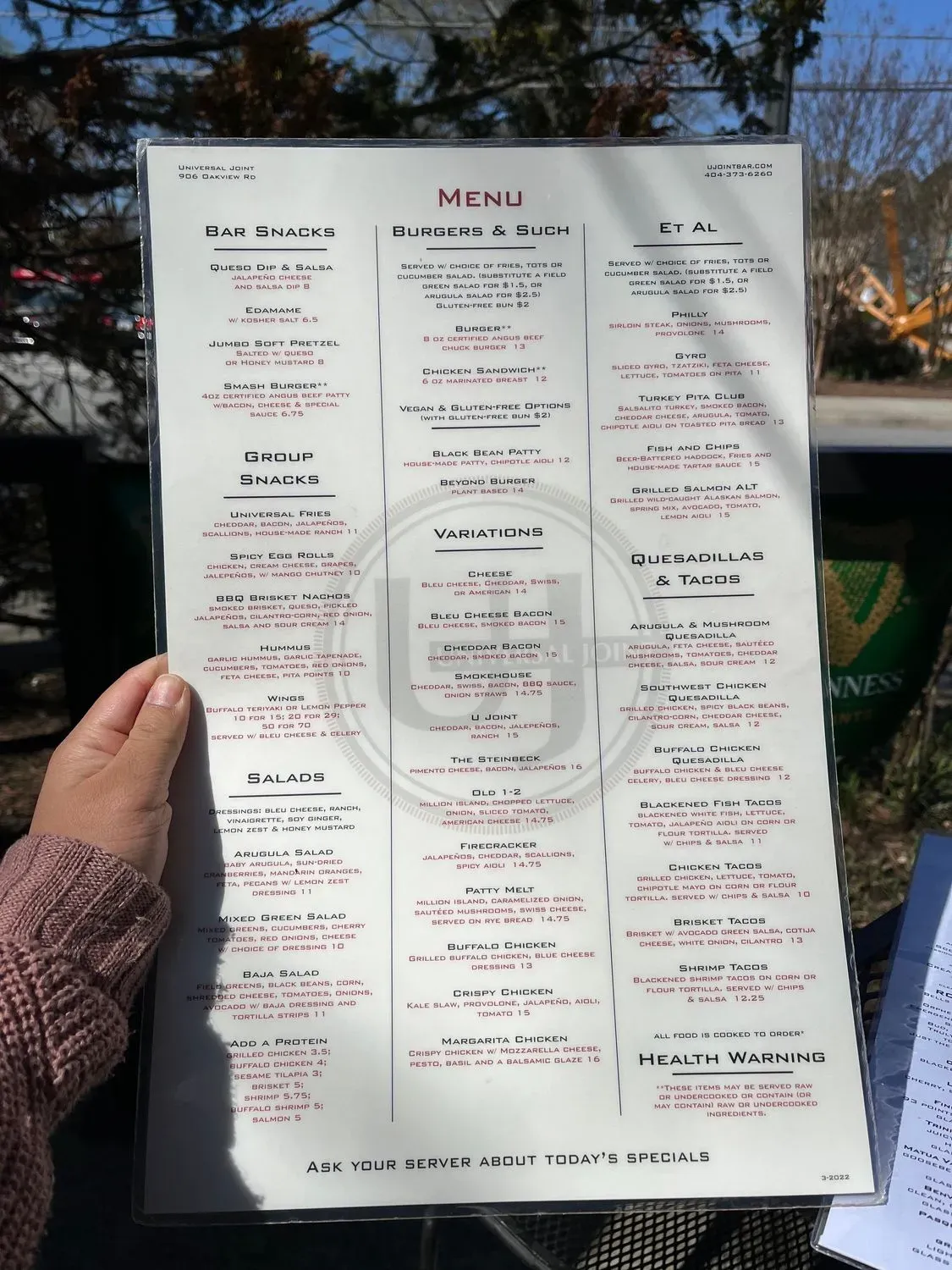 Menu 4