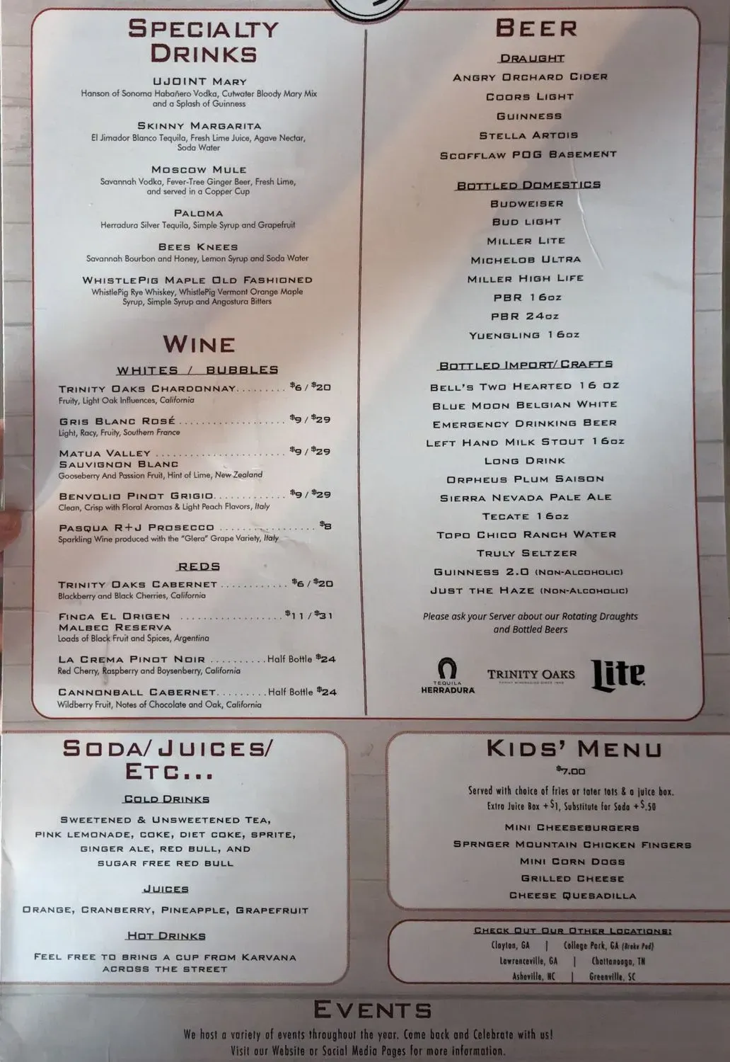 Menu 2