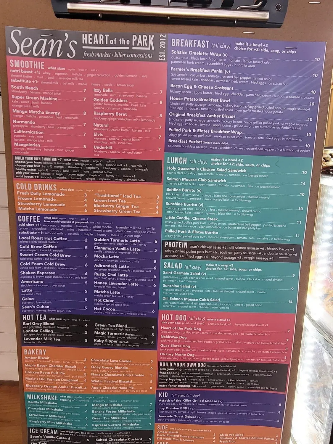 Menu 6