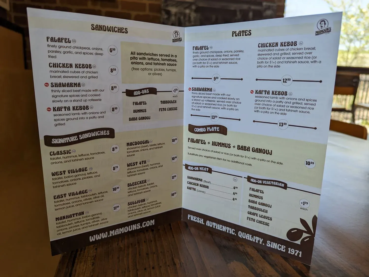 Menu 3